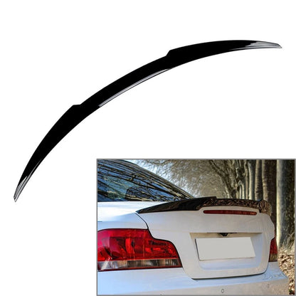 Rear Trunk Spoiler Lip Wing For BMW 1 Series E82 E88 Coupe 2005-13 Glossy Black