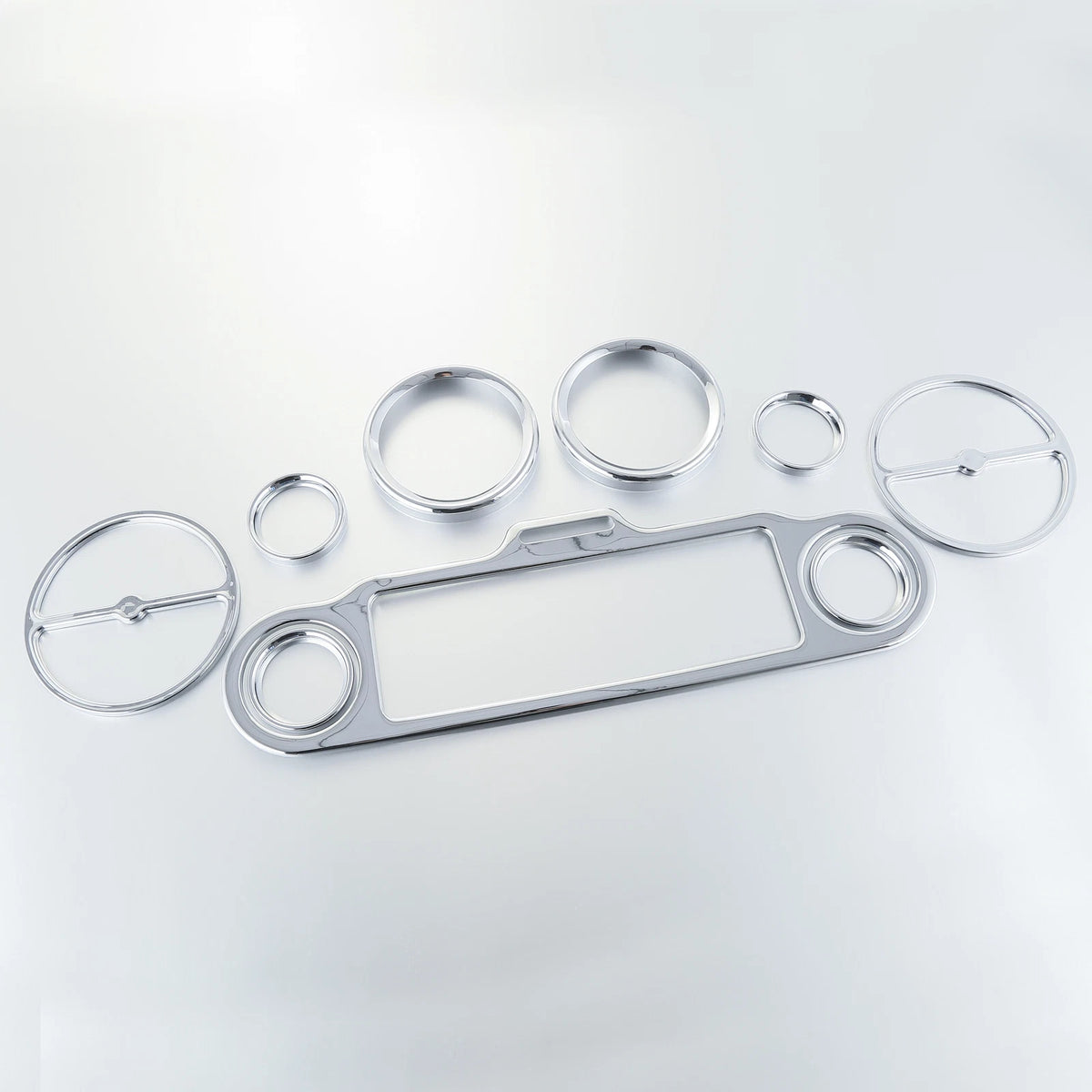 Speaker Radio Gauge Inner Fairing Trim Kit For Harley Electra Street Glide 96-13
