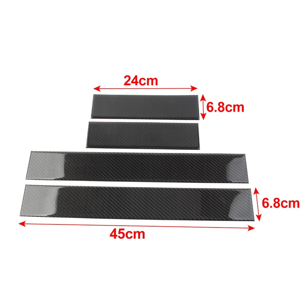 4x Door Sill Step Threshold Shield Protector Trim For Jeep Grand Cherokee 11-20