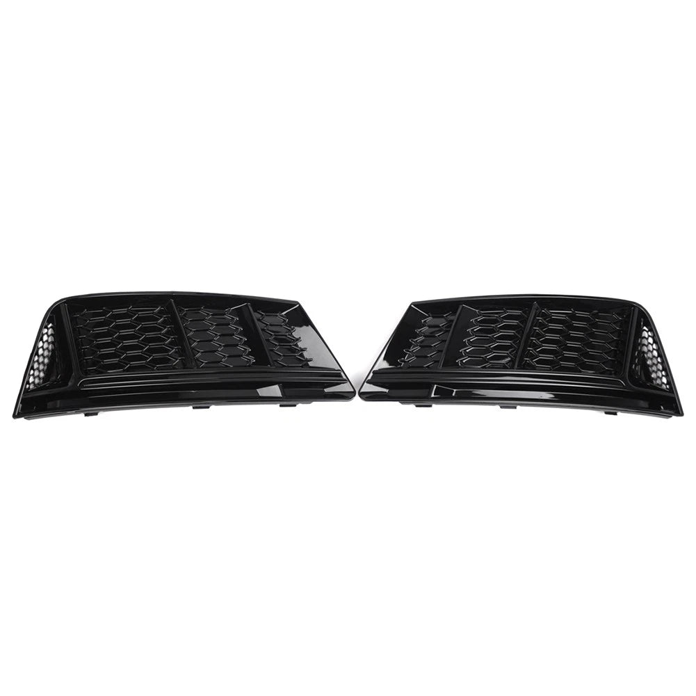Front Bumper Lower Grill Fog Light Grille For Audi A4 B9 2016-2018