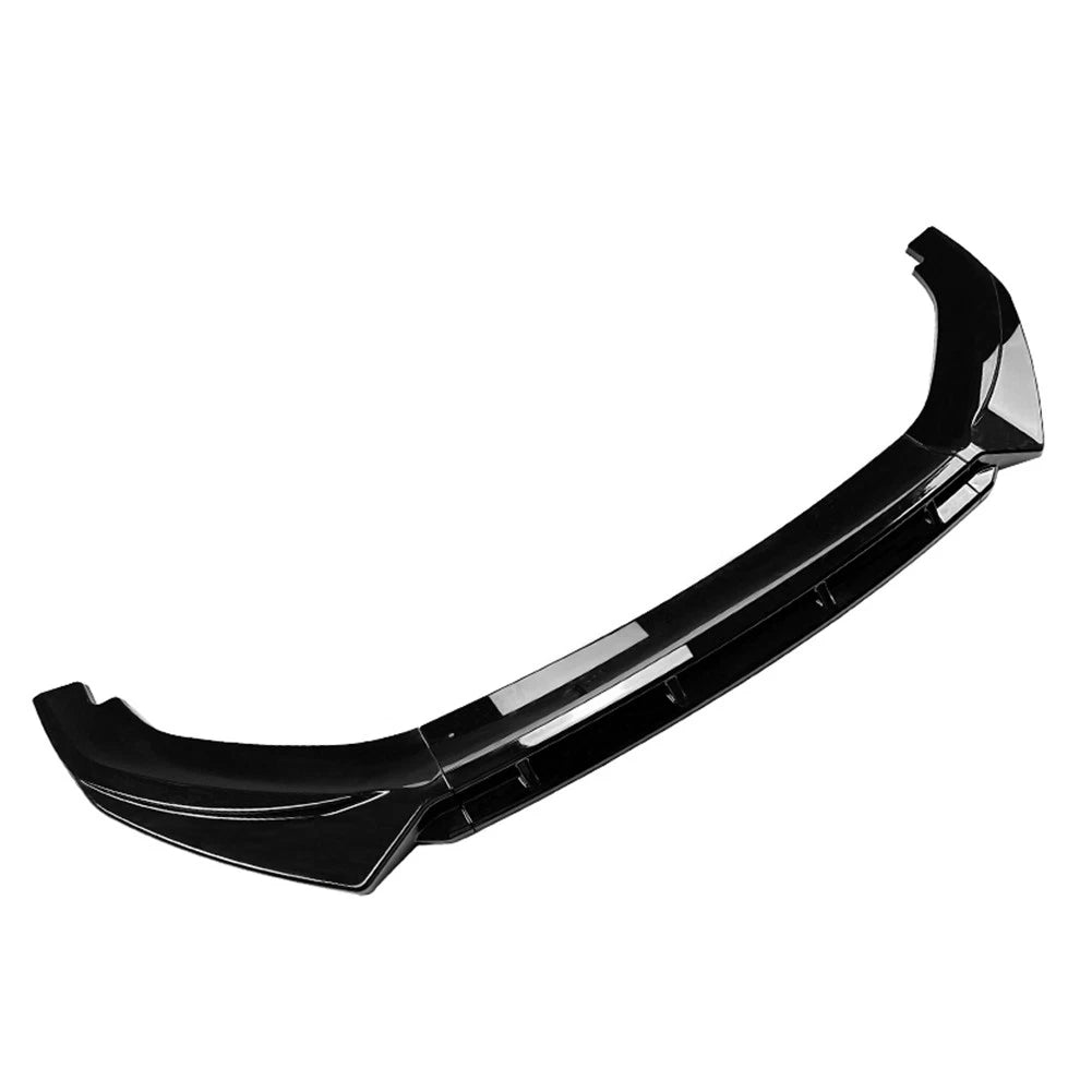 Glossy Black Front Bumper Lip Spoiler Splitter For VW Tiguan MK3 2024-2025