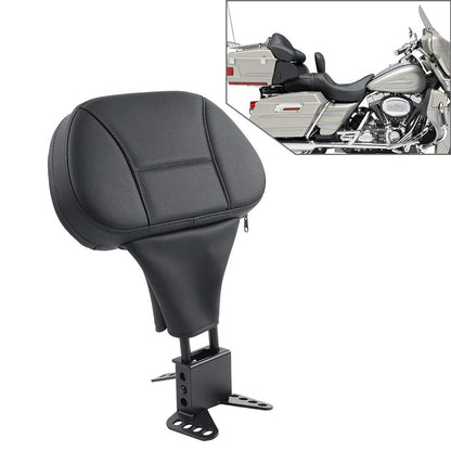 Adjustable Driver Rider Backrest Pad For Harley Touring Glide Road King 1988-08