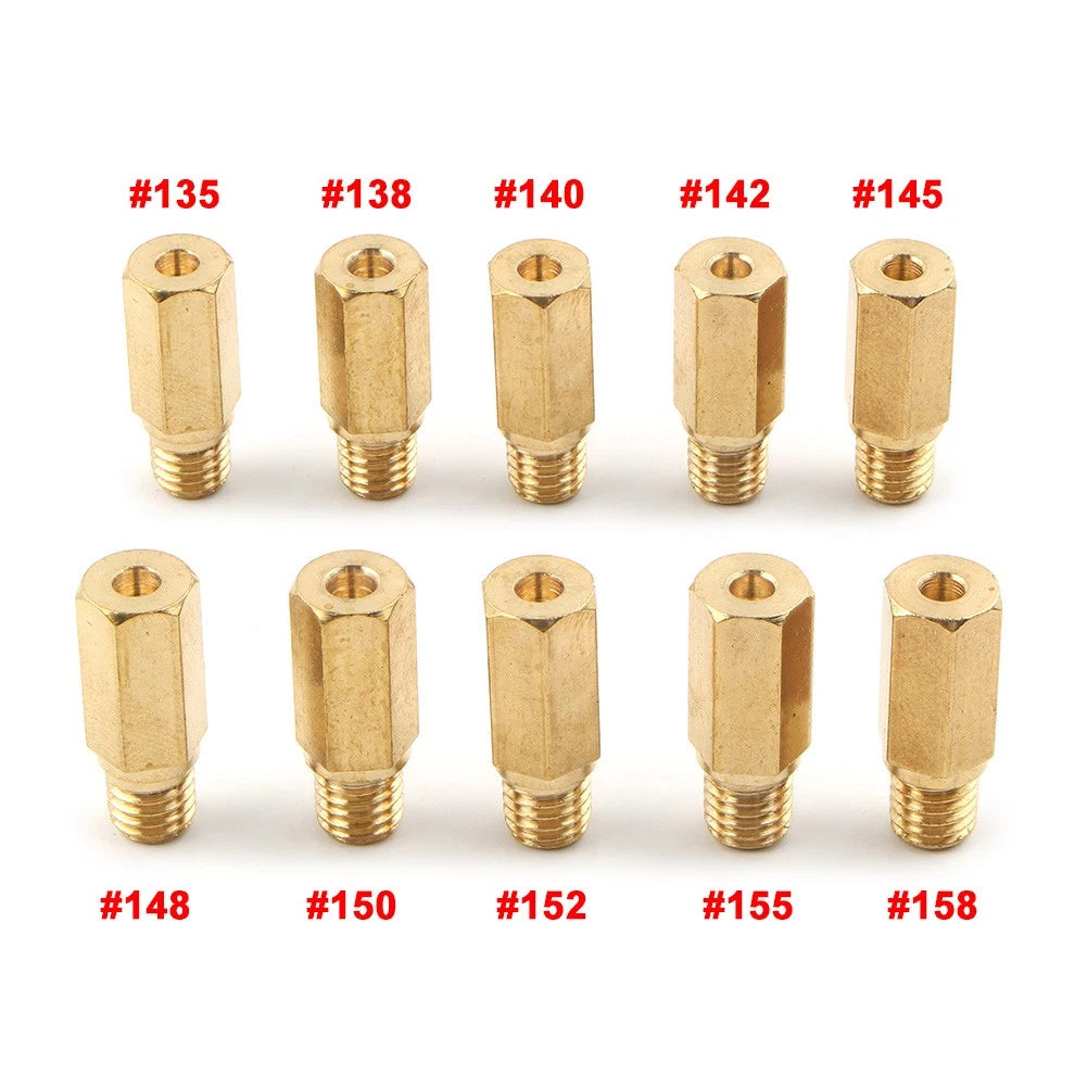 135 138 140 142 145 148 150 152 155 158 M5 Main Jets Carburetor For OKO