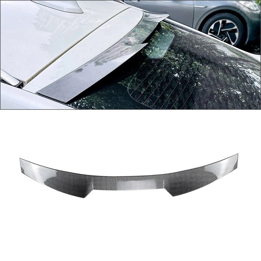 Carbon Fiber Look Rear Roof Spoiler Wing Lip Air Deflector For BMW X4 F26 14-18