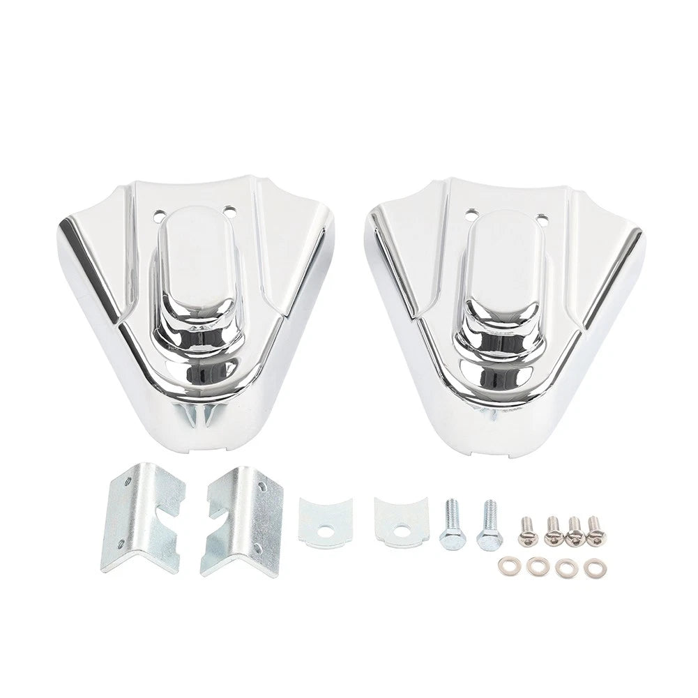 Chrome Rear Phantom Swingarm Axle Covers Kit For Harley Softail Bad Boy Heritage
