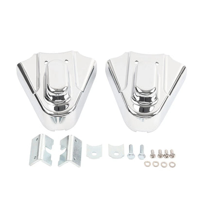 Chrome Rear Phantom Swingarm Axle Covers Kit For Harley Softail Bad Boy Heritage