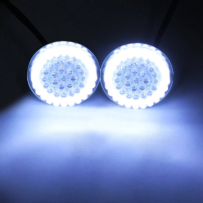 2" LED Turn Signals Blinker Light 1157 For Harley Touring Road King Street Glide