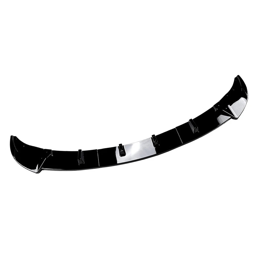 Front Bumper Spoiler Lip For BMW 5 Series F10 Standard Version 2011-2014 Black