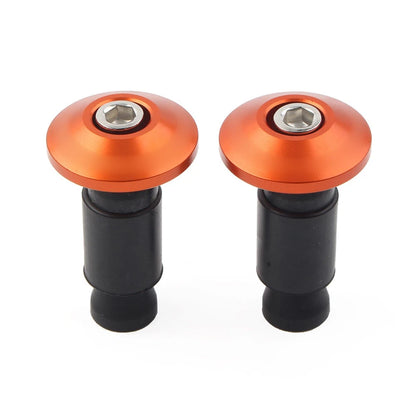 7/8'' Handle Bar End Weights Handlebar Grips Cap Plugs Dirt Bike Motor Orange US