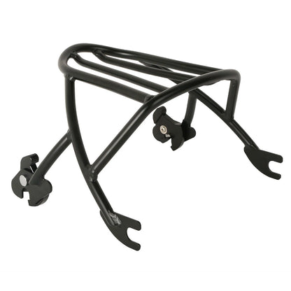 Black Solo Luggage Rack Docking Hardware Kit For Harley Sportster 883 1200 04-22