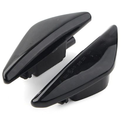 Dynamic LED Side Marker Turn Signal Light For BMW F25 E70 E71 X3 E72 X5 X6 Black