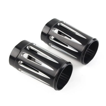 Fork Boot Slider Covers For Harley Electra Street Road Glide King CVO 14-22 Pair