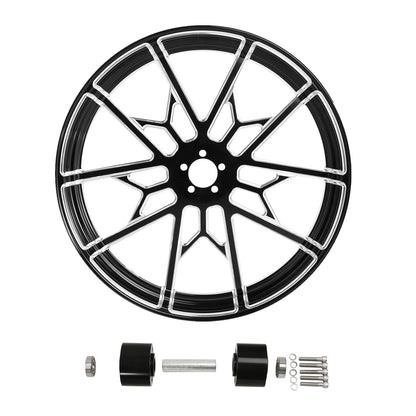 21''X 3.5'' Front Wheel Rim Dual Disc Hub For Harley Touring Road Glide 97-21