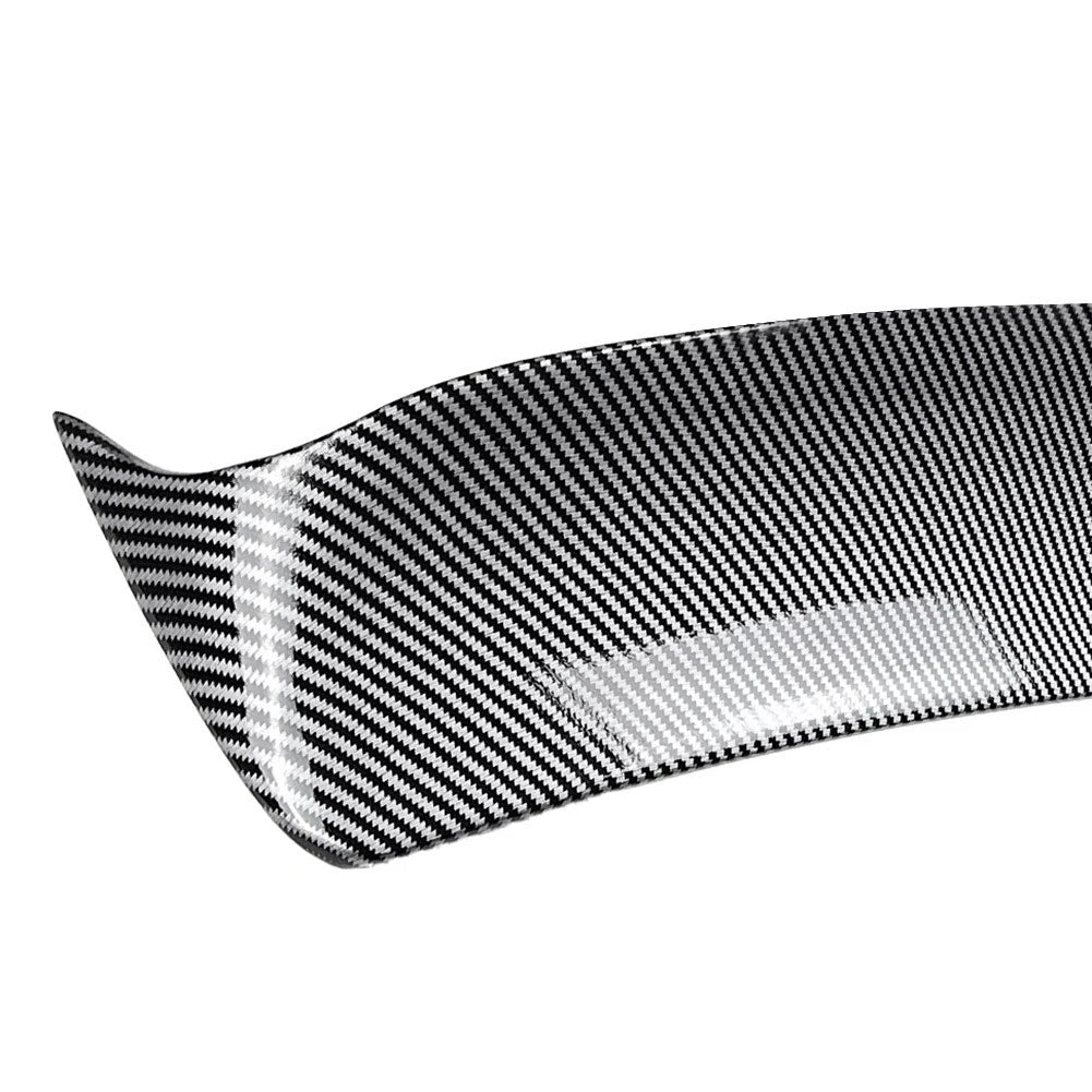 1pc Carbon Fiber Pattern Rear Window Roof Spoiler Wing For Audi A4 S4 B8 2009-16