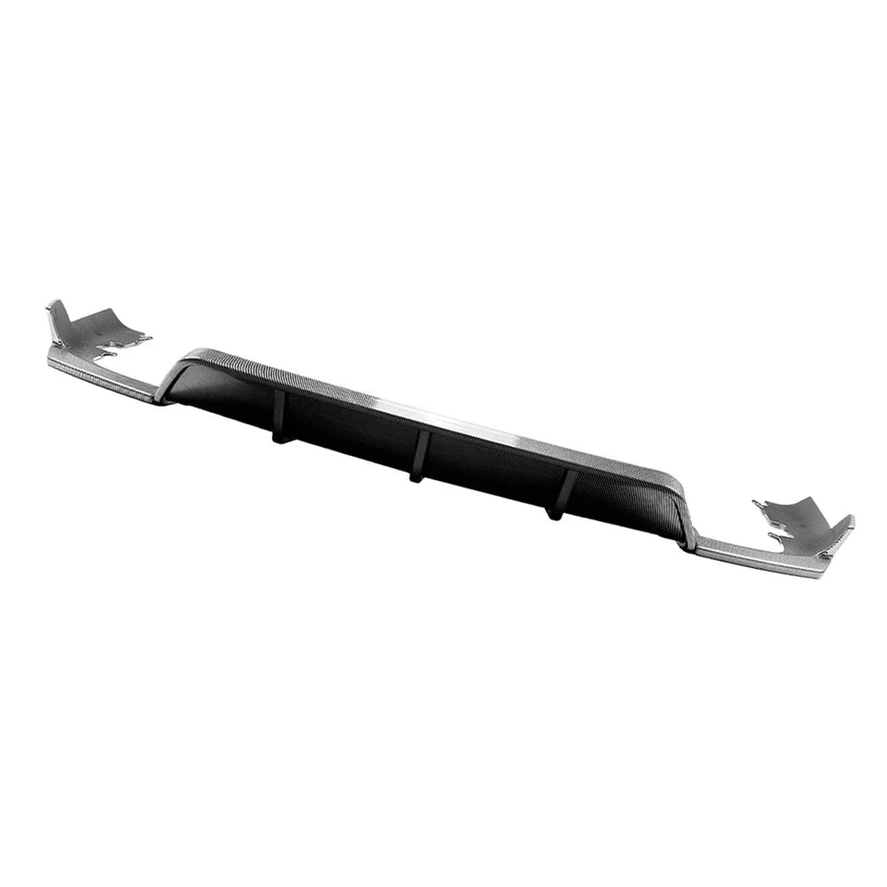 Carbon Look Rear Bumper Splitter Spoiler Lip For BMW X6 G06 M Sport 2019-2024