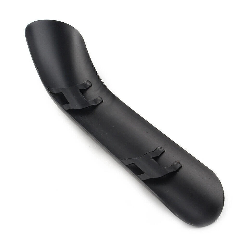 Curved Black Exhaust Muffler Pipe Heat Shield Cover Steel Heel Guard For Harley