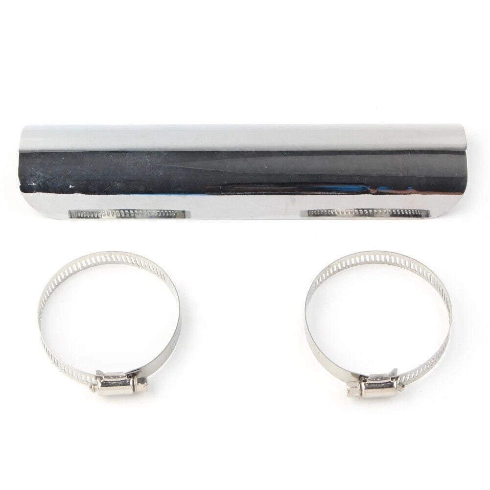 Exhaust Muffler Pipe Heat Shield Cover Protector for Harley Chrome Motorcycle US