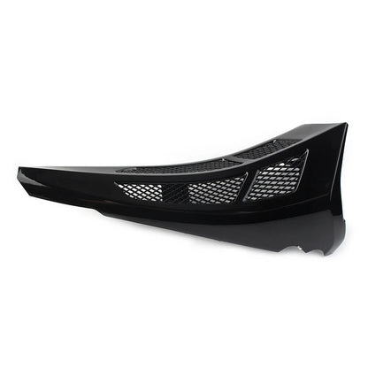 Tall Chin Spoiler Scoop Stretched For Harley Street Road Glide 2014+ Gloss Black