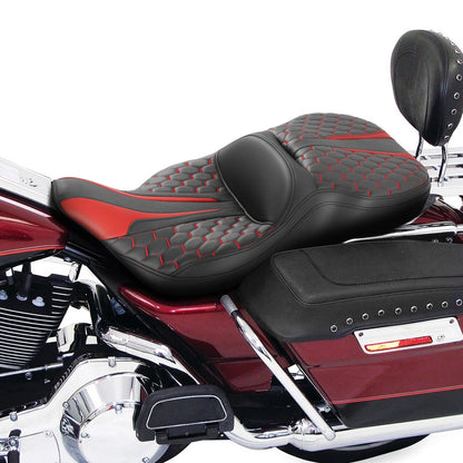 Driver Rider Passenger Seat Pillion For Harley Electra Streetv Road Glide 97-07