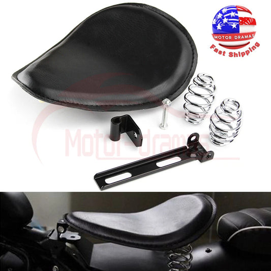 Motorcycle Solo Driver Seat Bracket Spring Kit For Harley Sportster Custom Honda