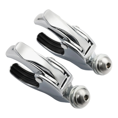 49mm Detachable Windshield Clamps Fit For Harley V-Rod Super Glide Fat Bob 18-Up