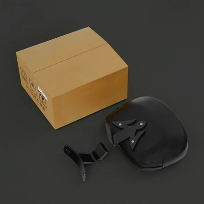 Black Front Rider Driver Backrest Pad Fit For Harley Street Road Glide 09-23 22