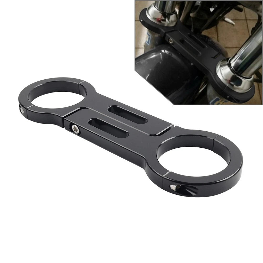 39mm Fork Brace Method Stabilizer For Harley Dyna Super Glide FXD FXDI 88-05 Blk