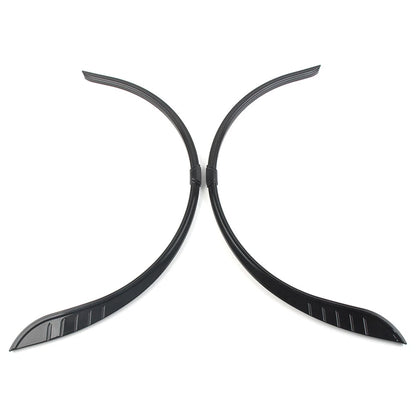 For Harley Tri-Glide Ultra FLHTCUTG Rear Fender Flares Skirts Trim Accent Black