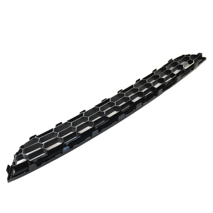 Front Bumper Lower Honeycomb Grille Glossy Black For Ford Fiesta 2013-2017