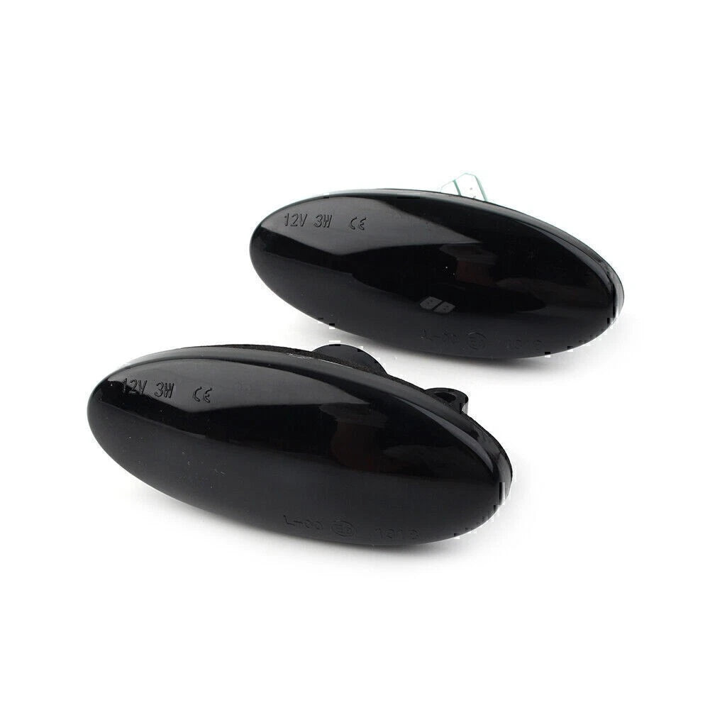 2pcs LED Side Marker Turn Signal Blinker Light For Nissan Qashqai Juke Xtrail