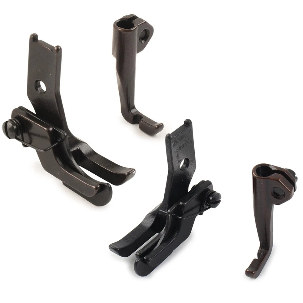 3/16" Walking Feet With Right Left Edge For JUKI DNU-241 DNU-1541 2 Sets