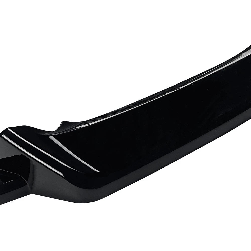 Glossy BLK Front Bumper Lip Splitter For Benz E-Class W213 E63 Sport Model 16-19