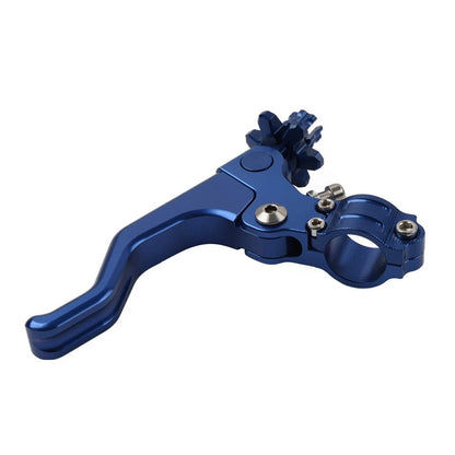 Stunt Clutch Lever Performance Cable Pull 7/8 1 Finger Universal Motorcycle Blue