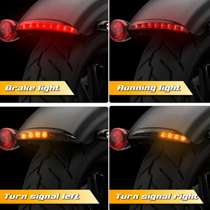 Smoke LED Brake Tail Light Turn Signal For Harley Sportster 883 1200 Forty Eight