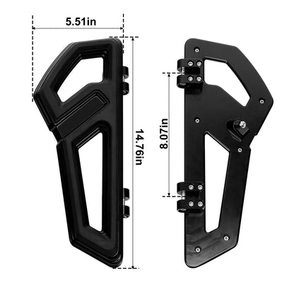 Driver Rider Floorboard Footboard For Harley Touring Electra Street Glide 00-24
