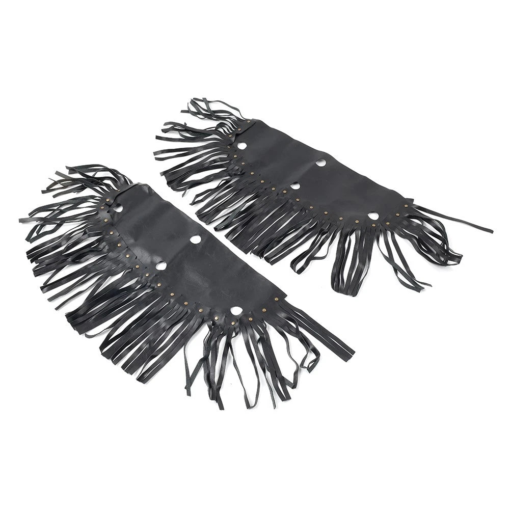 Motorcycle Front Rider Floorboard Fringe Covers For Honda For Yamaha For Harley