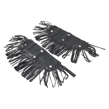 Motorcycle Front Rider Floorboard Fringe Covers For Honda For Yamaha For Harley