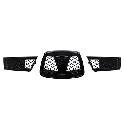 Set Front Bumper Upper Hood Kidney Grille For Subaru Impreza 9th WRX STI 2006-07