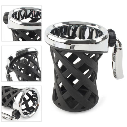 Moto Handlebar Cup Holder W/ Mesh Basket Longer For Goldwing GL1800 2001-2021