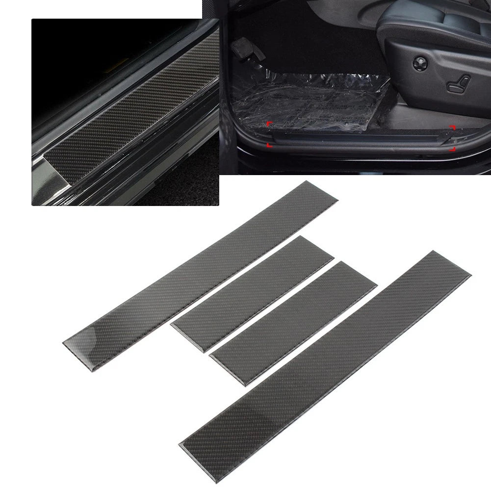 4x Door Sill Step Threshold Shield Protector Trim For Jeep Grand Cherokee 11-20