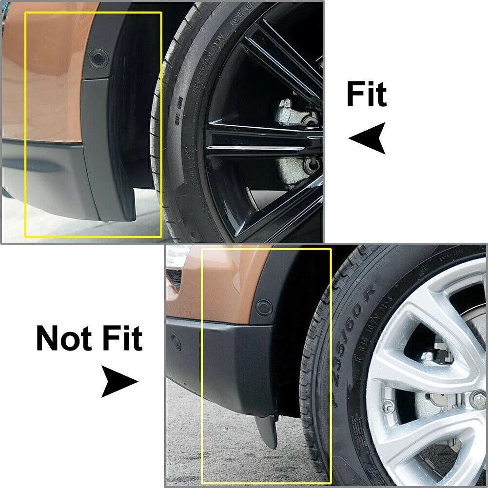 For Land Rover Evoque 2012-19 Front Bumper Wheel Molding Extension 2pcs