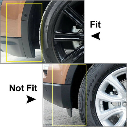 For Land Rover Evoque 2012-19 Front Bumper Wheel Molding Extension 2pcs