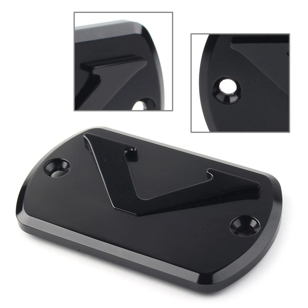 Front Brake Fluid Cap Reservoir Cover For Yamaha V Star XVS 650/950 Black US