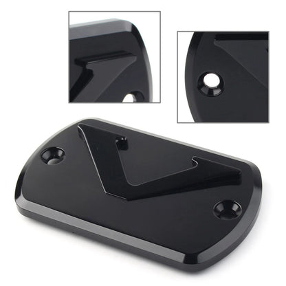 Front Brake Fluid Cap Reservoir Cover For Yamaha V Star XVS 650/950 Black US