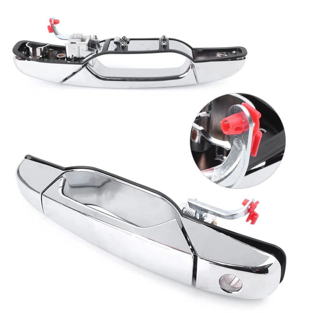 Front Driver Exterior Door Handle Bar for Chevy GMC Silverado 2007-2013 Chrome
