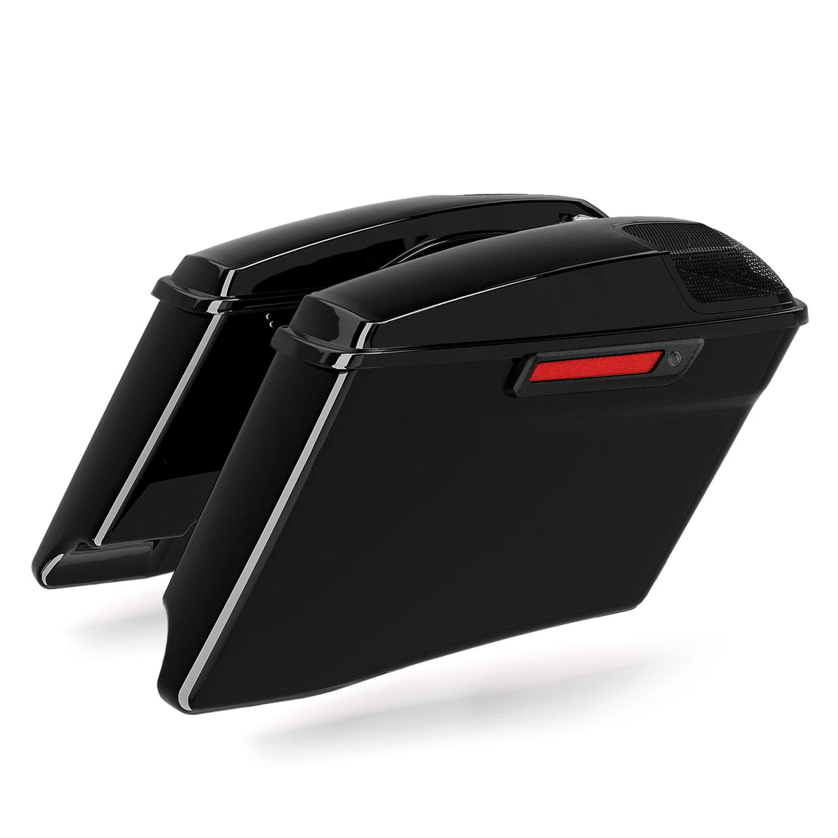 4" Stretched Extended Hard Saddlebag Conversion Bracket For Harley Softail 84-17