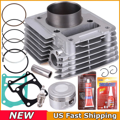 Cylinder Piston Gasket Top End Rebuild Kit For Yamaha TTR125L 2000-2008 Big Bore