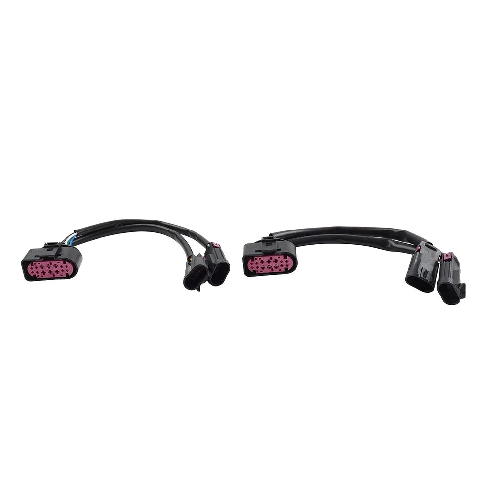 2X Quad Housing To Projector Headlight Conversion Harnesses For Dodge Ram 09-18