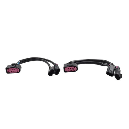 2X Quad Housing To Projector Headlight Conversion Harnesses For Dodge Ram 09-18