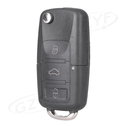 Remote Key Cover Fob Shell Case Uncut Blade For Jetta Passat Golf 3 Buttons